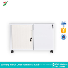 mobile pedestal storage cabinet with tambour door